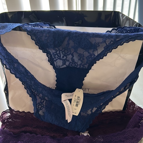 Bikini Culottes 3 Purple Blue Violet Size Large - Picture 2 of 2